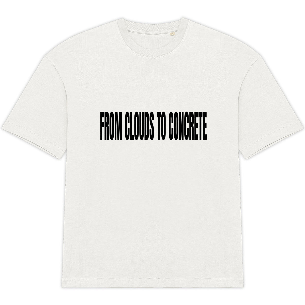 T-SHIRT « FROM CLOUDS TO CONCRETE » - face_0